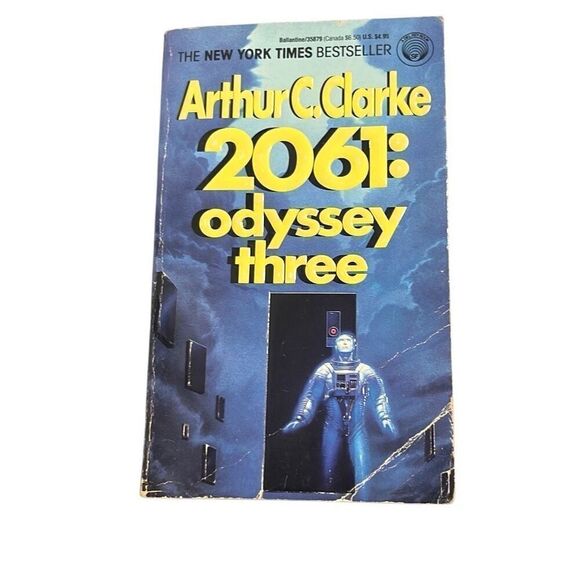 2061: ODYSSEY THREE by Arthur C. Clarke 1989 Del Rey sci-fi paperback Book - Picture 1 of 5